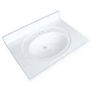 POSB3122-4-SW-WHITE VANITY TOP