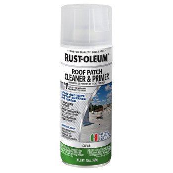 Rust-Oleum 345815 Roof Patch Cleaner and Primer, Clear, 12 oz