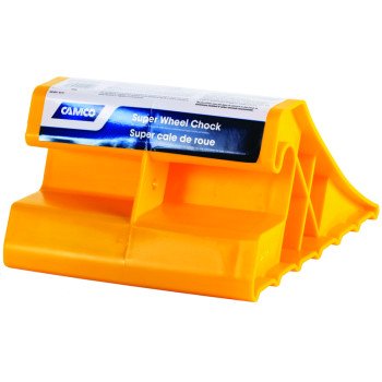 Camco USA 44492 Wheel Stop Chock, Plastic, Yellow, For: Tires Up to 29 in