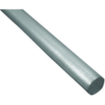 K & S 3056 Decorative Metal Rod, 5/16 in Dia, 36 in L, 1100-O Aluminum, 6061 Grade