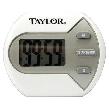 Taylor 5806 Timer, LCD Display, 99 min, White