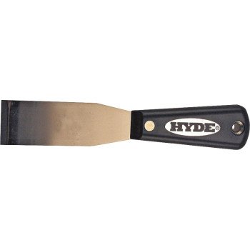 Hyde 2200 Putty Knife, 1-5/16 in W Blade, HCS Blade, Nylon Handle