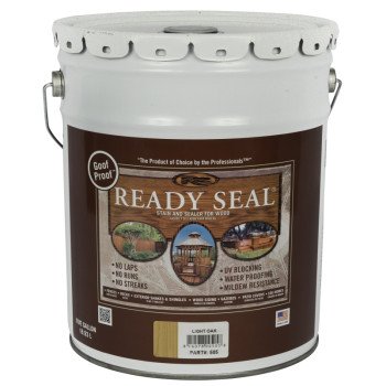 Ready Seal 505 Stain and Sealer, Light Oak, 5 gal