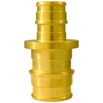 Apollo Valves ExpansionPEX Series EPXC12345PK Reducing Coupling, 1/2 x 3/4 in, Barb, Brass, 200 psi Pressure