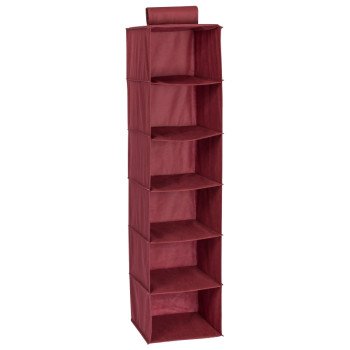 SFT-03055 ORGANIZR 6SHELF RED 