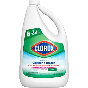 Clorox 01151 Cleaner Refill, 64 oz Bottle, Liquid, Bleach, Citrus, Herbaceous, Pale Yellow