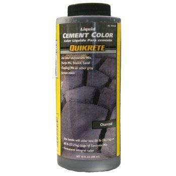 Quikrete 131700 Cement Colorant, Charcoal, Liquid, 10 oz Bottle