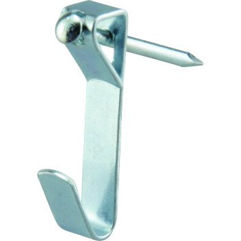 OOK 50052 Conventional Hook, 20 lb, Steel, Zinc, 10/PK