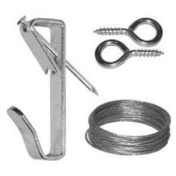 Reliable LHKMR Picture Hanging Kit, Zinc, 4/PK