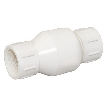 B & K ProLine Series 101-106 Check Valve, 1-1/4 in, IPS, 200 psi Pressure, PVC Body