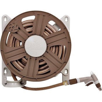 Ames 2388340 Hose Reel, 5/8 in Hose, 100 ft of 5/8 in Hose, Poly