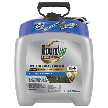 Roundup 5377504 Ready-to-Use Weed and Grass Killer, Liquid, 1.33 gal