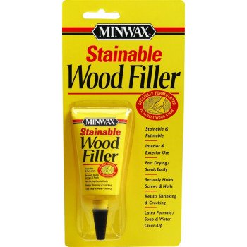 Minwax 42851000 Wood Filler, Solid, Natural, 1 oz Tube