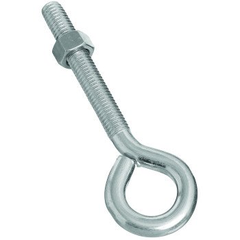 National Hardware N221-317 Eye Bolt, 1/2-13 Thread, 3-1/2 in L Thread, 1 in ID Dia Eye, 3.95 in L Shank, Steel, Zinc