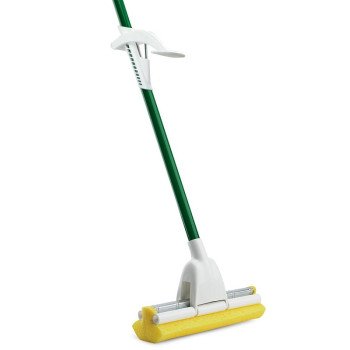 Libman 2016 Roller Mop, 51 in OAL, Synthetic Mop Head, Steel Handle