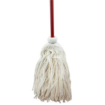 Zephyr Z-Ray 11616L Deck Mop, 16 oz Headband, 48 in L, Synthetic Mop Head