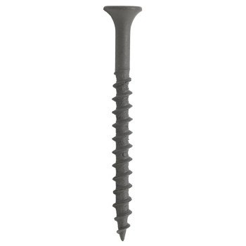 ProFIT 0281179 Deck Screw, 3 in L, Coarse Thread, Bugle Head, Combo Drive, Sharp Point, Ceramic