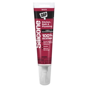 DAP 7079800750 Sealant, White, 2.8 fl-oz Squeeze Tube