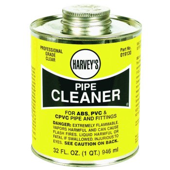 Harvey 19130-12 Pipe Cleaner, Liquid, Clear, 32 oz Can