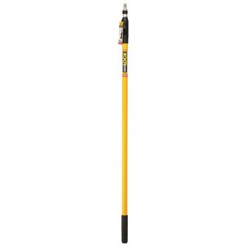 Purdy POWER LOCK 140855648 Extension Pole, 1-5/16 in Dia, 4 to 8 ft L, Aluminum/Fiberglass, Rubber Handle