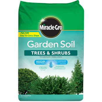 Miracle-Gro 76059430 Garden Soil, 1.5 cu-ft Coverage Area, Brown Bag