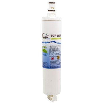 Swift Green Filters SGF-W01 Refrigerator Water Filter, 0.5 gpm, Coconut Shell Carbon Block Filter Media