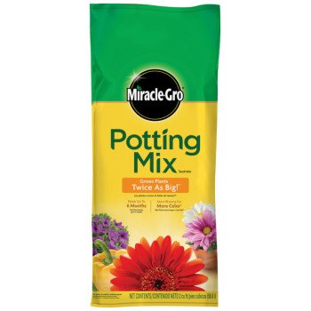 Miracle-Gro 75652300 Potting Mix, 2 cu-ft Bag