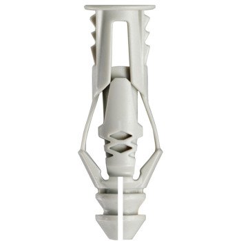 Cobra Anchors 171R Wall Anchor, Polyethylene, Chrome, 35 lb