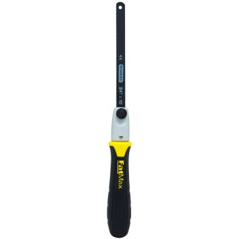 STANLEY 20-220 Handsaw, 5 in Reciprocal, 10 in Hack L Blade, 10 Reciprocal, 24 Hack TPI, Cushion-Grip Handle