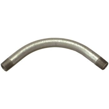 Halex 64110 Rigid Elbow, 90 deg Angle, 1 in, Steel, Galvanized