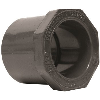 Lasco 837168BC Reducing Bushing, 1-1/4 x 1 in, Spigot x Slip, PVC, SCH 80 Schedule