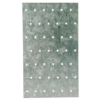 Simpson Strong-Tie TP TP47 Tie Plate, 7 in L, 4-1/8 in W, 0.035 in Thick, Steel, Galvanized