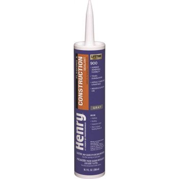 Henry 900 Series HE900104 Flashing and Construction Sealant, Gray, Liquid, 10.1 oz Cartridge