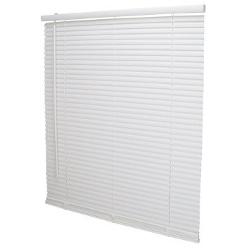 Simple Spaces PVCMB-5A Blind, 64 in L, 30 in W, Vinyl, White