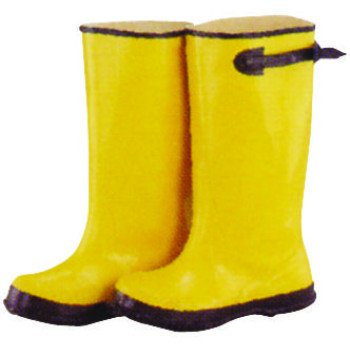 Diamondback RB001-14-C Over Shoe Boots, 14, Yellow, Rubber Upper, Slip on Boots Closure