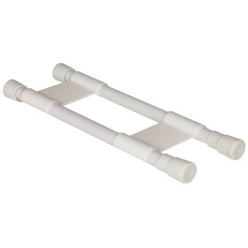 Camco USA 44093 Cupboard Bar, Plastic, White, 10 to 17 in L