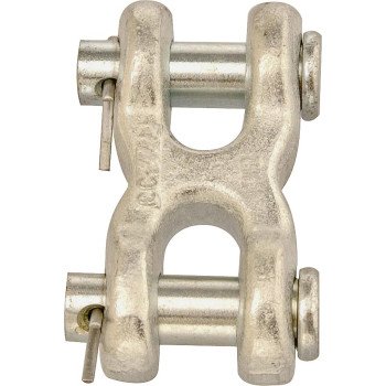 Campbell T5423300 Clevis Link, 1/4 x 5/16 in Trade, 3900 lb Working Load, Steel, Zinc