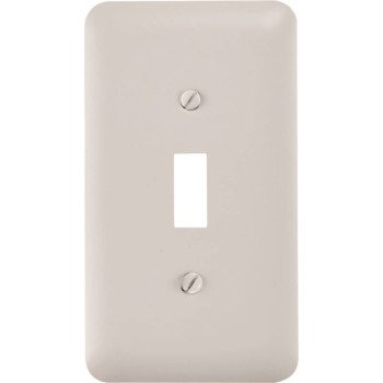 Amerelle 935TW Wallplate, 5 in L, 2-13/16 in W, 1 -Gang, Steel, White