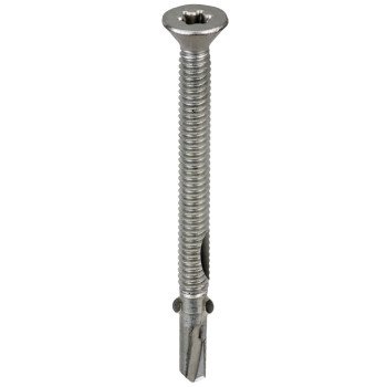 Acorn International S-WM14314G250 Screw, #14 Thread, Star Drive, Self-Tapping, Winged Point, Galvanized Steel, 250/BAG