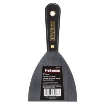 ProSource 010803L Scraper/Joint Knife, 4 in W Blade, 4 in L Blade, HCS Blade, Full-Tang Blade, Comfort-Grip Handle