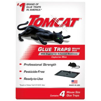 Tomcat 0362310 Mouse Glue Trap, 4/PK