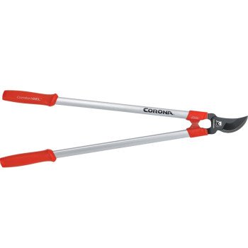 Corona SL 3264 Bypass Lopper, 1-1/2 in Cutting Capacity, Dual Arc Blade, Steel Blade, Steel Handle, Trapezoidal Handle