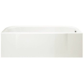 Sterling Accord Series 71141120-0 Bathtub, 34 gal Capacity, 60 in L, 30 in W, 18 in H, Alcove Installation, White