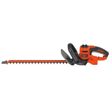 Black+Decker BEHTS400 Electric Hedge Trimmer, 4 A, 120 V, 3/4 in Cutting Capacity, 22 in Blade, Wrap-Around Handle