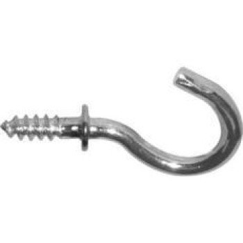 Reliable CHB114MR Cup Hook, 1-1/4 in L, Metal, Brass