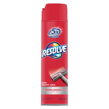 Resolve 1920000619 Carpet Cleaner, 22 oz Can, Foam, Characteristic, White