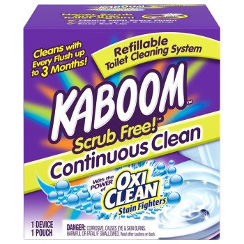 Kaboom 35113 Toilet Cleaning System, Granular, Chlorine, White