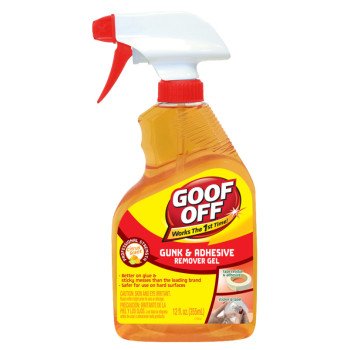 Goof Off FG796 Adhesive Gunk Remover, Gel, Citrus, 16 oz