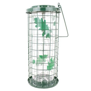 Perky-Pet Squirrel Stumper 114G Bird Feeder, 12.9 in H, 3 lb, Metal/Plastic, Powder-Coated