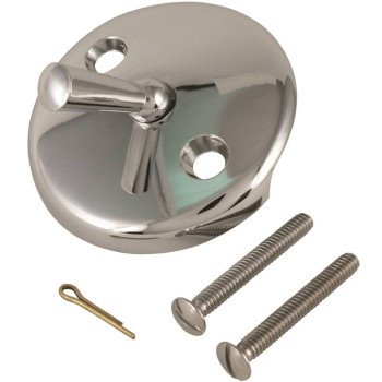 Plumb Pak PP826-1 Tub Face Plate, Chrome, For: Bath Drains, Includes: Screws